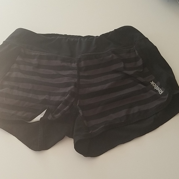 Striped Reebok Gym Shorts - Picture 1 of 3